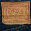 BONCOURA ボンクラ XX ボタンフライ 5ポケット デニム パンツ ジーンズ コットン 日本製 インディゴブルー系 32【中古】