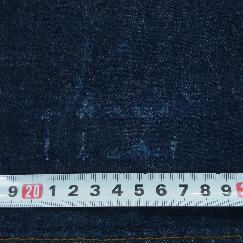 BONCOURA ボンクラ XX ボタンフライ 5ポケット デニム パンツ ジーンズ コットン 日本製 インディゴブルー系 32【中古】