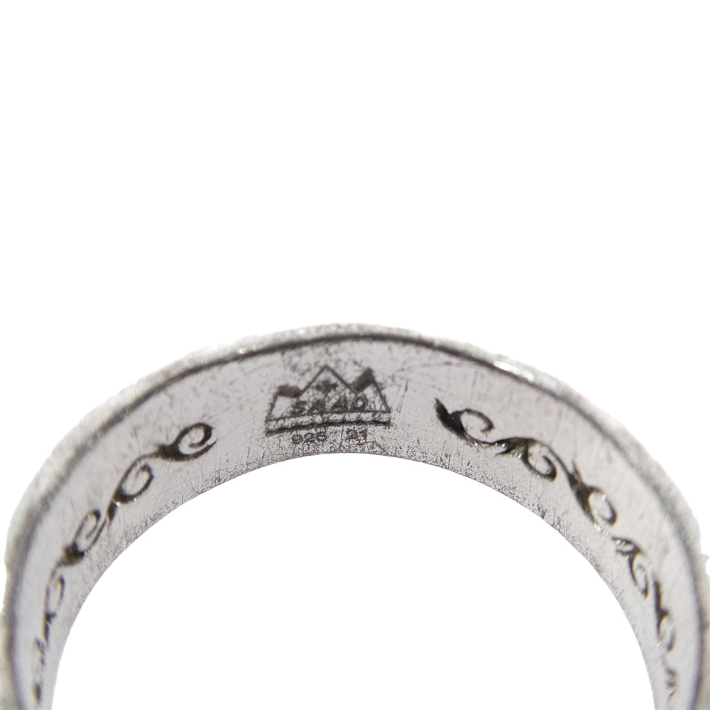 SAAD サード アラベスク 唐草 内側刻印 シルバー リング シルバー系 20号【中古】