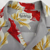 WACKO MARIA ワコマリア 20SS HAWAIIAN SHIRT S/S 百合柄 レーヨン アロハシャツ 半袖　 グレー系 L【中古】