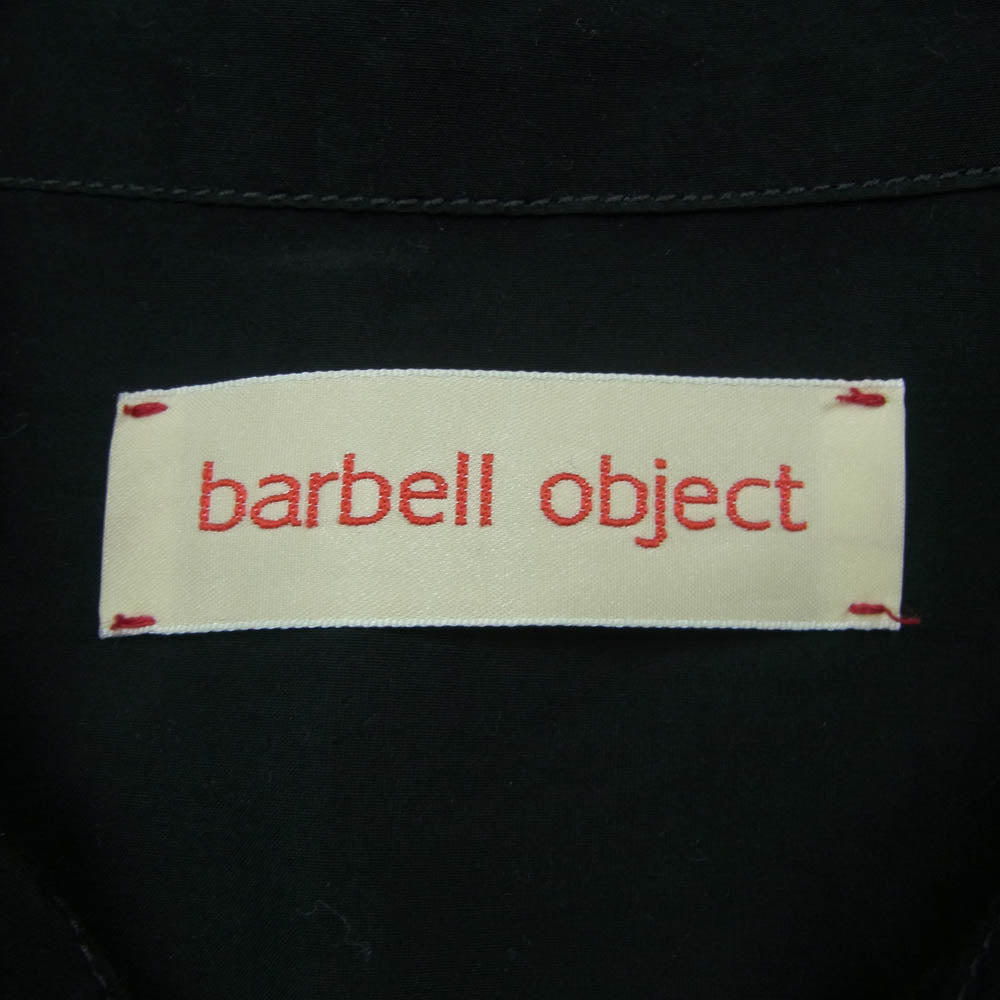 バーベルオブジェクト bo-24s-s01 loan po シアー プルオーバー 長袖シャツ ブラック系 2【中古】