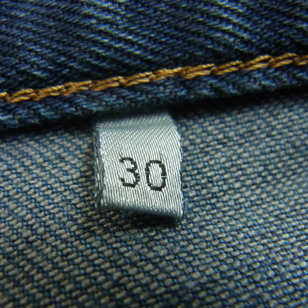 DIOR HOMME ディオールオム 15SS 533D080TX146 ジップポケット ボタンフライ スキニー デニム パンツ インディゴブルー系 30【中古】