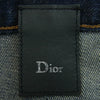 DIOR HOMME ディオールオム 133D016TX995 JAKE ジェイク ヴィンテージ加工 ボタンフライ ストレートスリム スキニー デニム パンツ インディゴブルー系 30【中古】