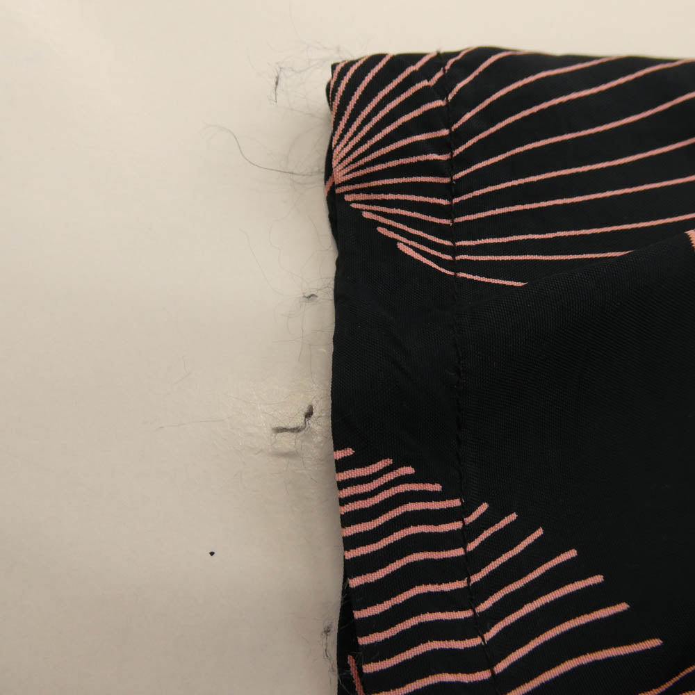 SUN SURF サンサーフ SS31585 Duke Kahanamoku DUKE'S SHELL デュークカハナモク 総柄 半袖 アロハ シャツ ブラック系 L【中古】