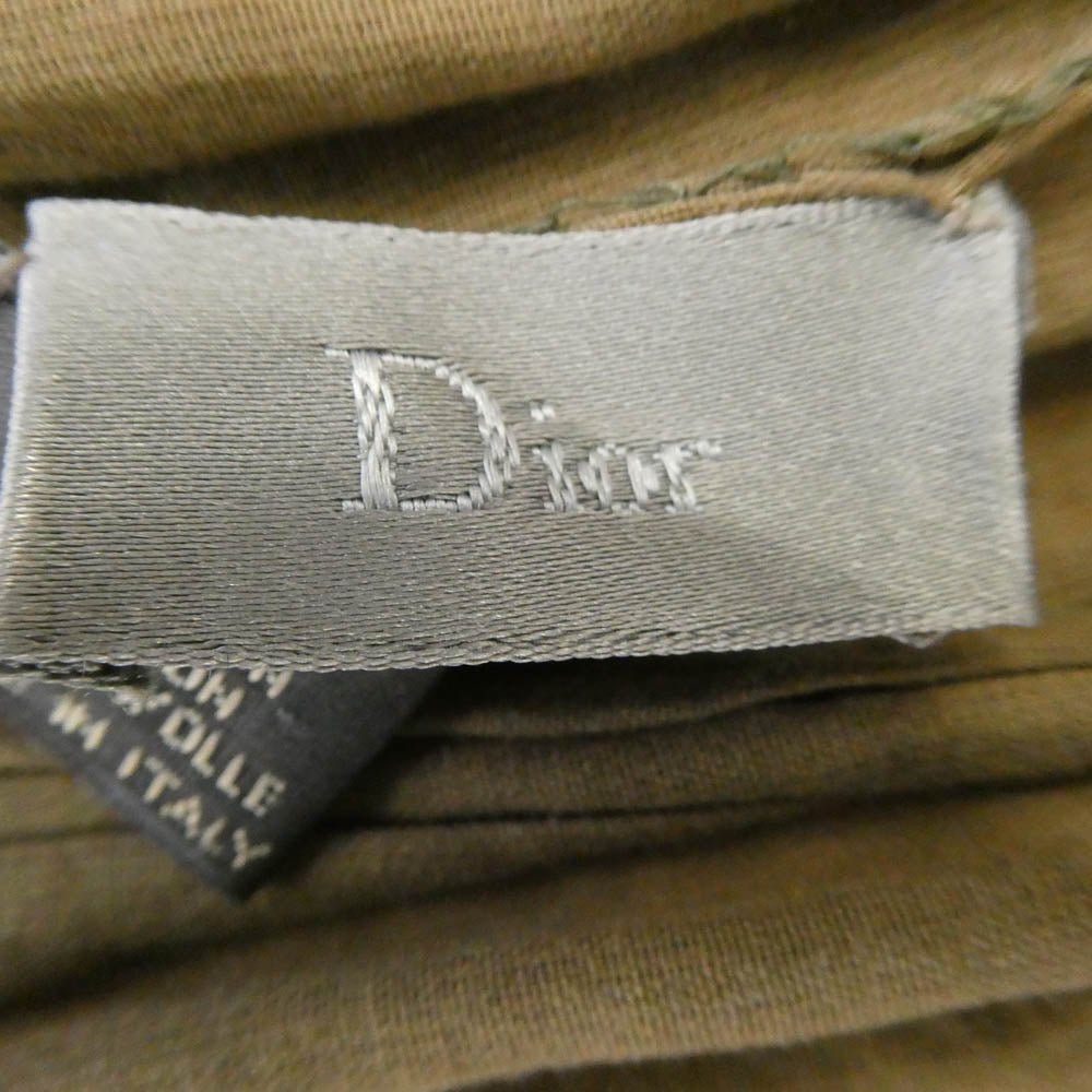 DIOR HOMME ディオールオム 05SS エディ期 フリンジ コットン ストール