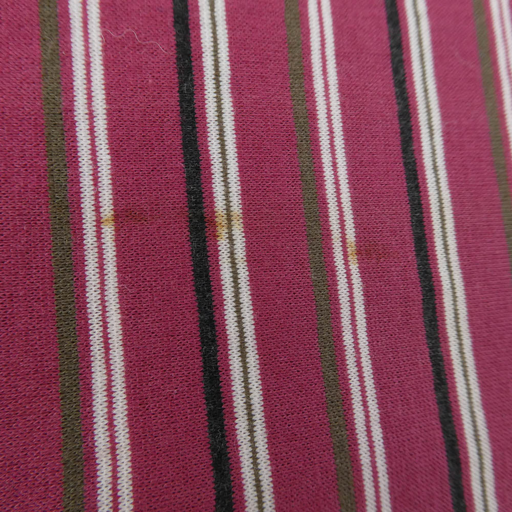 DIOR HOMME ディオールオム 05SS 5EH3090148 エディ期 ボーダー コットン ストール ピンク系【中古】