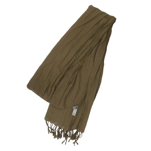 DIOR HOMME ディオールオム 05SS エディ期 フリンジ コットン ストール マフラー ブラウン系【中古】