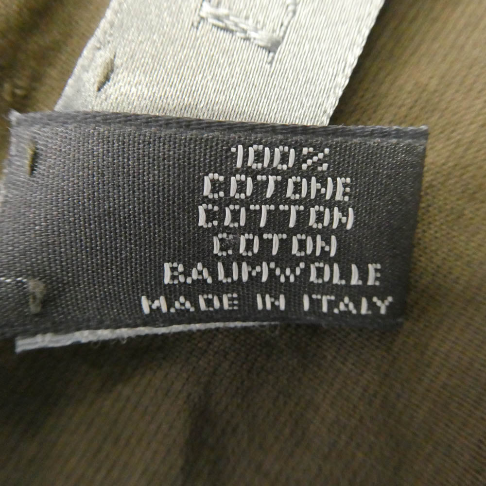 DIOR HOMME ディオールオム 05SS エディ期 フリンジ コットン ストール マフラー ブラウン系【中古】