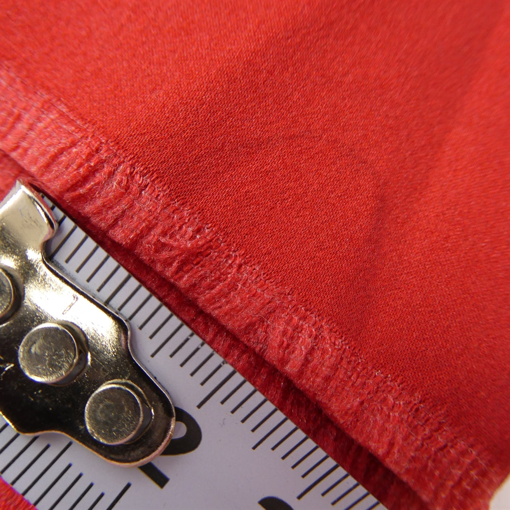 LOUIS VUITTON ルイ・ヴィトン MP1709 キムジョーンズ期 ツル シルク スカーフ ストール レッド系【中古】