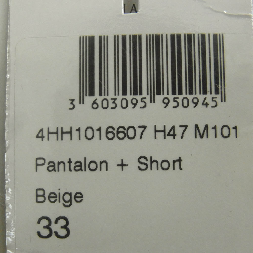 DIOR HOMME ディオールオム 04AW 4HH1016607 エディ期 ダメージ加工 コーデュロイ ボタンフライ ストレート パンツ ベージュ系 33【中古】