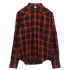 SAINT LAURENT サンローラン 16AW 455166 Y729B エディ期 オンブレチェック 長袖 シャツ レッド系 39【中古】