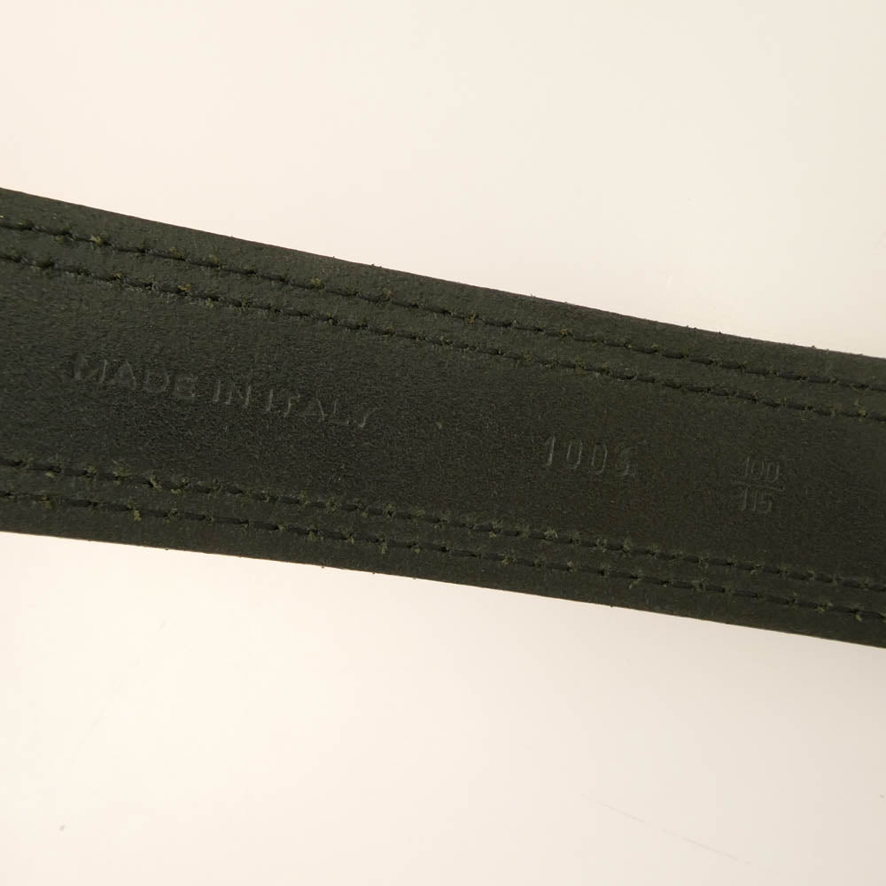 DIOR HOMME ディオールオム 04AW エディ期 ハトメ レザー ベルト ブラック系【中古】