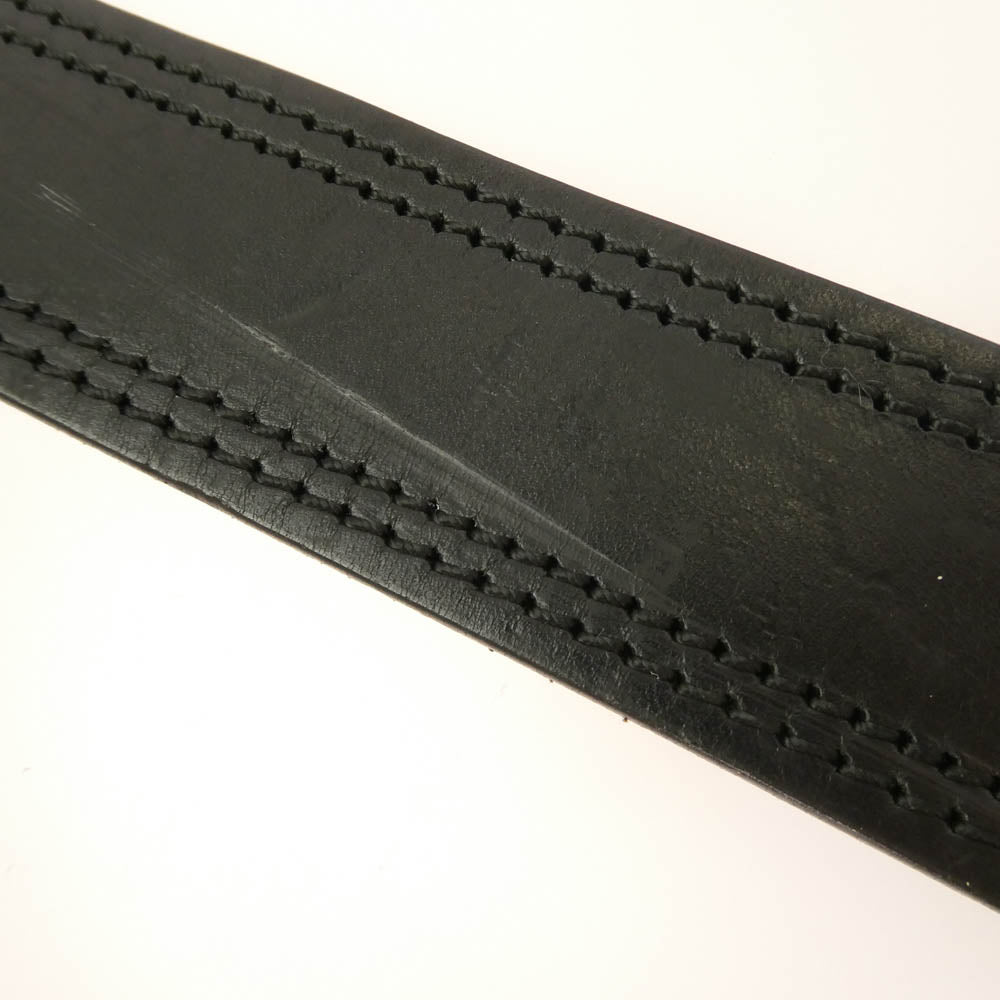 DIOR HOMME ディオールオム 04AW エディ期 ハトメ レザー ベルト ブラック系【中古】