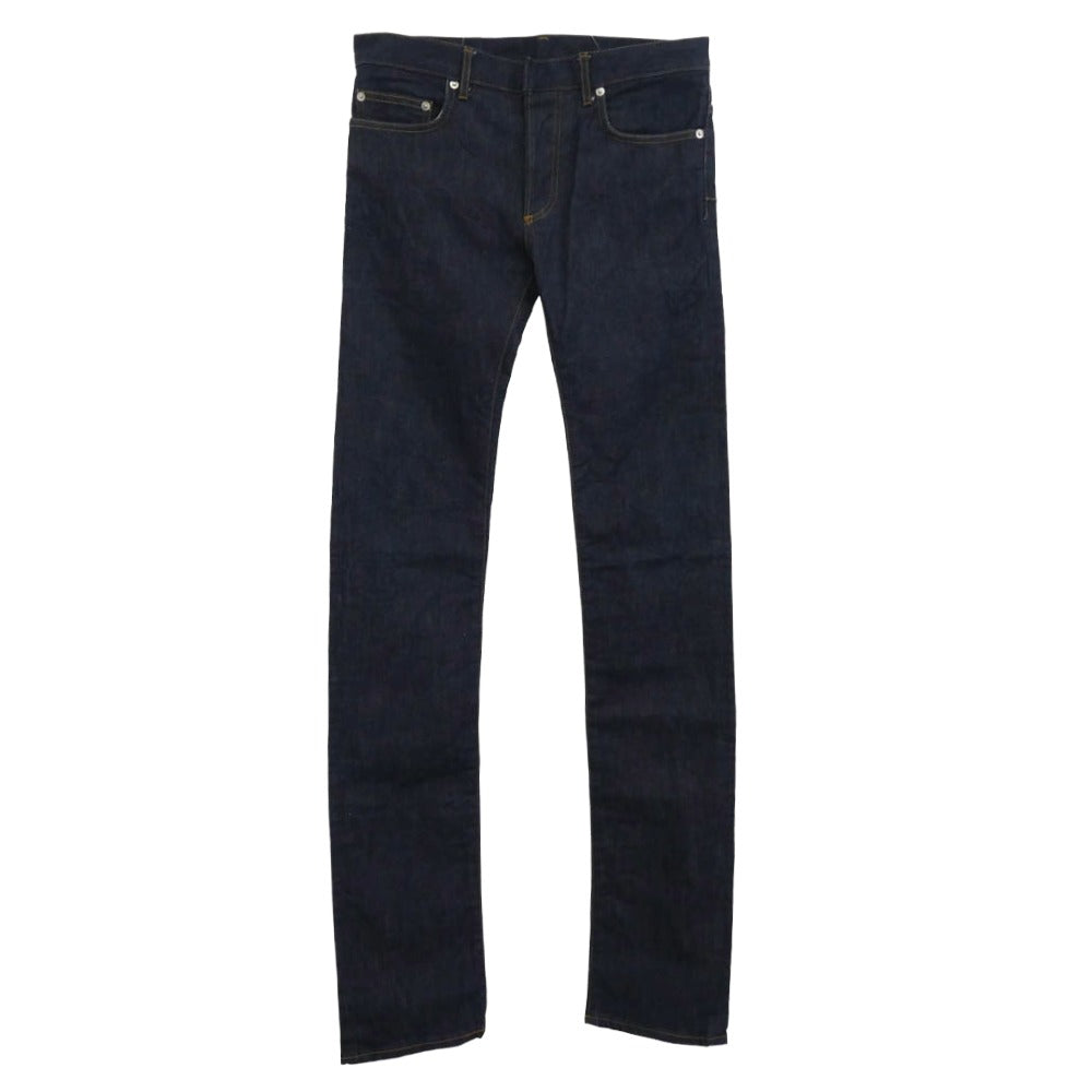 DIOR HOMME ディオールオム 06AW 6HH1013563 エディ期 ボタンフライ ストレートスリム スキニー デニム パンツ ダークネイビー系 30【美品】【中古】