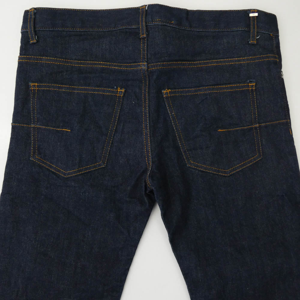 DIOR HOMME ディオールオム 06AW 6HH1013563 エディ期 ボタンフライ ストレートスリム スキニー デニム パンツ ダークネイビー系 30【美品】【中古】