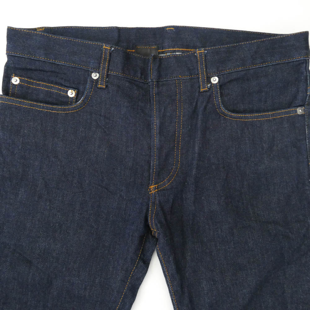 DIOR HOMME ディオールオム 06AW 6HH1013563 エディ期 ボタンフライ ストレートスリム スキニー デニム パンツ ダークネイビー系 30【美品】【中古】