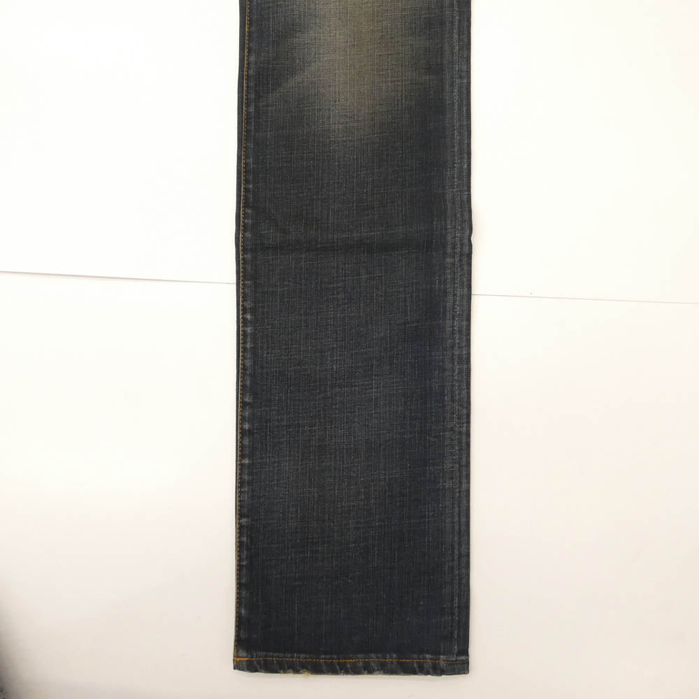 DIOR HOMME ディオールオム 133D016TX995 JAKE ジェイク ヴィンテージ加工 ボタンフライ ストレートスリム スキニー デニム パンツ インディゴブルー系 33【美品】【中古】