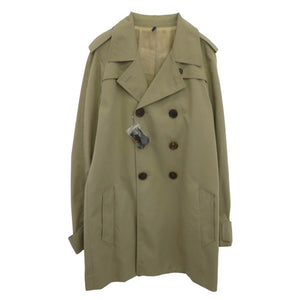 DIOR HOMME ディオールオム 07SS 7E3130010124 エディ期 エポレット ダブル トレンチ コート ベージュ系 48【中古】