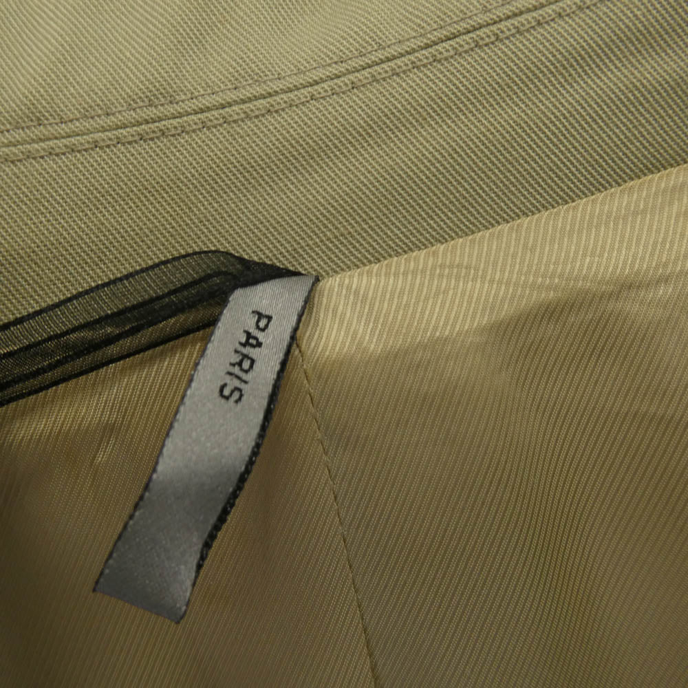 DIOR HOMME ディオールオム 07SS 7E3130010124 エディ期 エポレット ダブル トレンチ コート ベージュ系 48【中古】