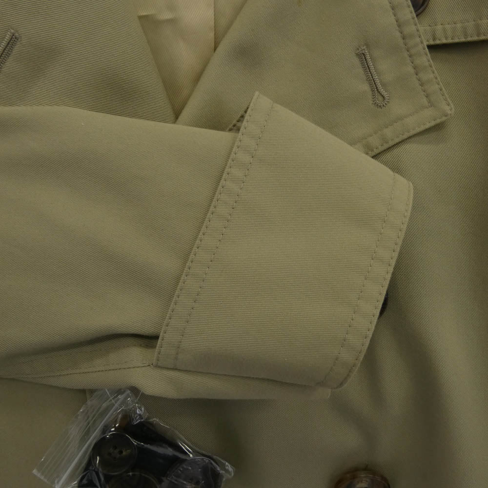 DIOR HOMME ディオールオム 07SS 7E3130010124 エディ期 エポレット ダブル トレンチ コート ベージュ系 48【中古】