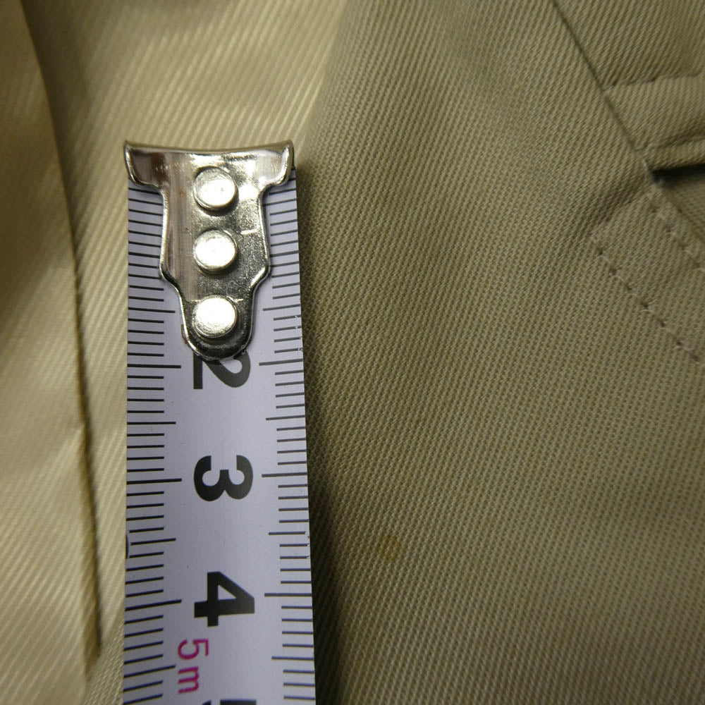 DIOR HOMME ディオールオム 07SS 7E3130010124 エディ期 エポレット ダブル トレンチ コート ベージュ系 48【中古】