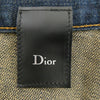 DIOR HOMME ディオールオム 07SS 7E31110610197 エディ期 アンダーマイカー加工 ボタンフライ ダメージ スキニー デニム パンツ インディゴブルー系 31【美品】【中古】