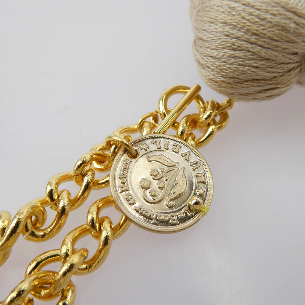 MUVEIL ミュベール グランマチャーム LILY リリー オペラ ブラックドレス バッグチャーム キーホルダー ブラック系【中古】