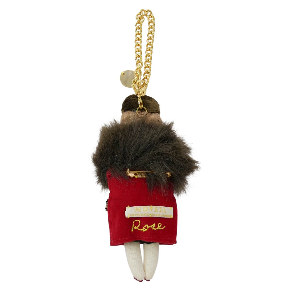 MUVEIL ミュベール グランマチャーム Rose ローズ ホリデー ロシア旅行 バッグチャーム キーホルダー マルチカラー系【中古】