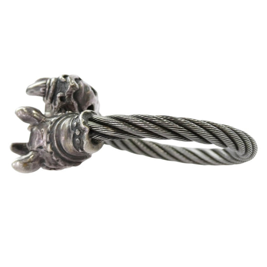 BILL WALL LEATHER ビルウォールレザー WIRE BANGLE w/RHINO 30周年記念 ライノ ケーブルワイヤー バングル シルバー系【中古】