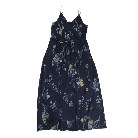 FRAY I.D フレイアイディー 25SS FWFO251203 ボタニカル プリント キャミソール ワンピース ネイビー系 1【中古】