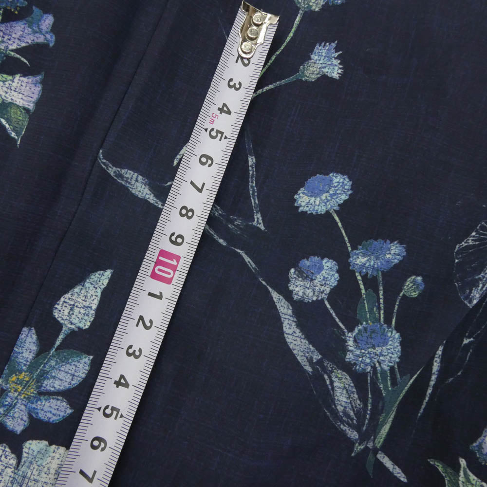 FRAY I.D フレイアイディー 25SS FWFO251203 ボタニカル プリント キャミソール ワンピース ネイビー系 1【中古】