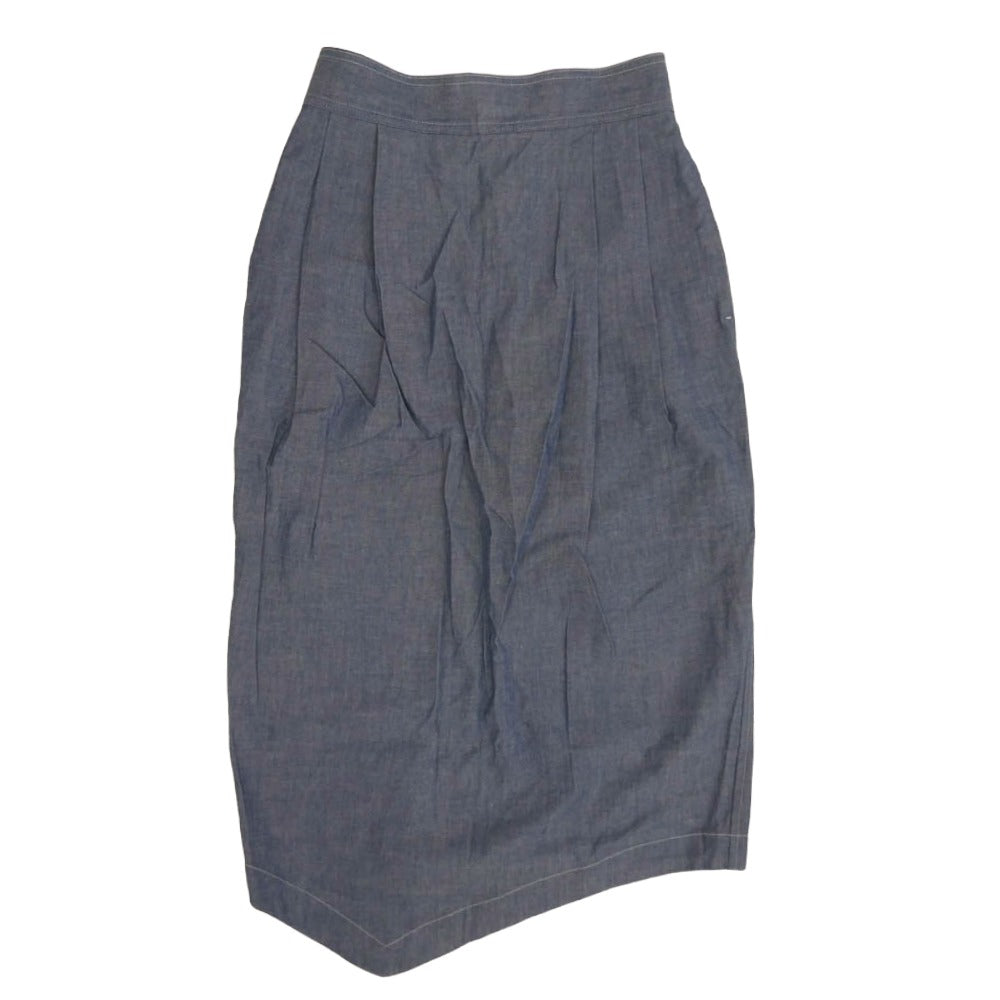 HYKE ハイク 221-15158 シャンブレー シャツ パンツ セットアップ ライトブルー系 1 SMALL【中古】