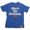 CHALLENGER チャレンジャー CAMS Born For Dickies TEE バックプリント クルーネック 半袖 Tシャツ ブルー系 M【中古】