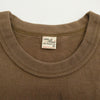 THE FLAT HEAD ザフラットヘッド GREEN TRAIL グリーントレイル プリント クルーネック 半袖 Tシャツ ブラウン系 38【中古】