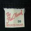 THE FLAT HEAD ザフラットヘッド MOTORCYCLE LEATHERS モーターサイクルレザーズ 胸ロゴプリント 長袖 Tシャツ ブラック系 38【中古】