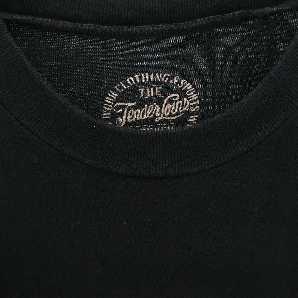 TENDERLOIN テンダーロイン T-TEE 5 TILL DEATH DO US PART スカルプリント クルーネック 半袖 Tシャツ ブラック系【中古】