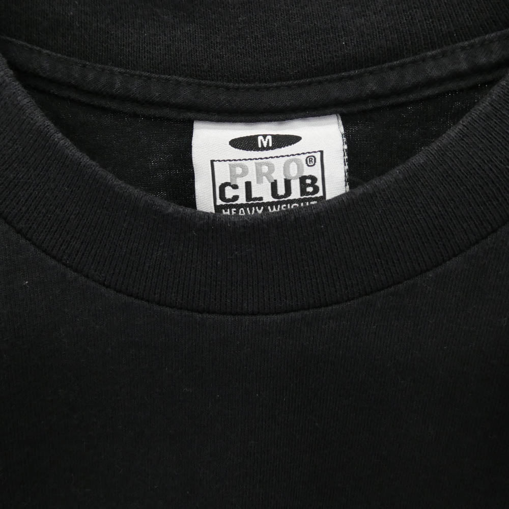 TENDERLOIN テンダーロイン PRO CLUB プロクラブ TEE SV S/S プリント 半袖 Tシャツ ブラック系 M【中古】