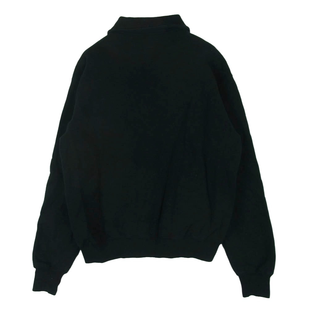 R.J.B アールジェイビー アーガイルプリント フルジップ スウェット トレーナー コットン 日本製 ブラック系 38【中古】