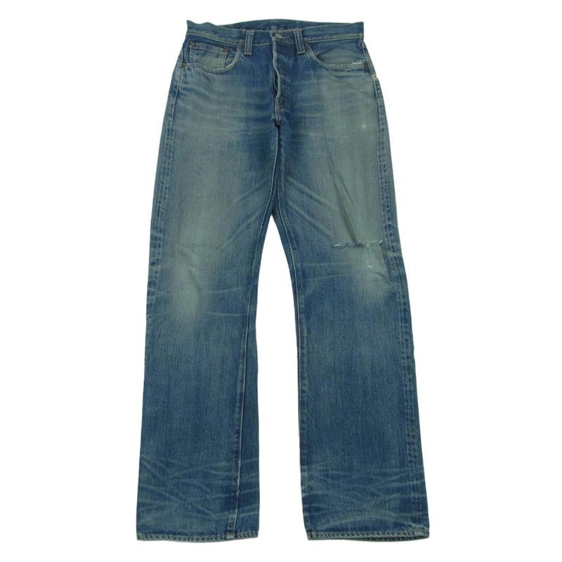 SUGAR CANE シュガーケーン Lot.1947 ボタンフライ 5ポケット デニム パンツ ジーンズ インディゴブルー系 W31 L34【中古】