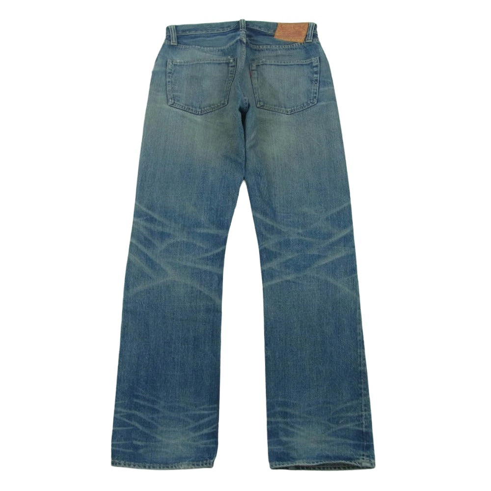 SUGAR CANE シュガーケーン Lot.1947 ボタンフライ 5ポケット デニム パンツ ジーンズ インディゴブルー系 W31 L34【中古】