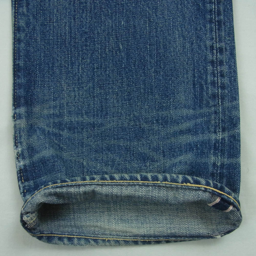 SUGAR CANE シュガーケーン Lot.1947 ボタンフライ 5ポケット デニム パンツ ジーンズ インディゴブルー系 W31 L34【中古】