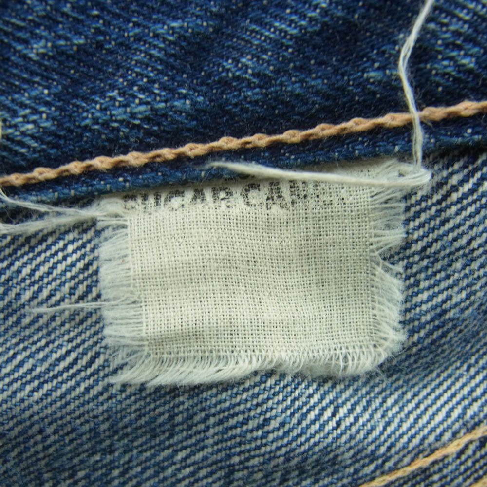 SUGAR CANE シュガーケーン Lot.1947 ボタンフライ 5ポケット デニム パンツ ジーンズ インディゴブルー系 W31 L34【中古】