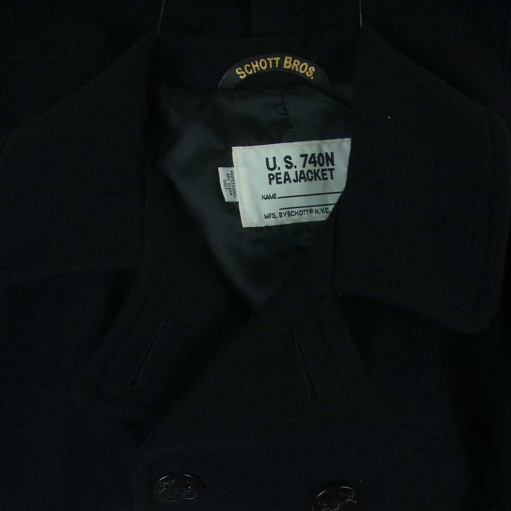 schott ショット 7118 BROS ブロス 740N USA製 スリムフィット Pコート