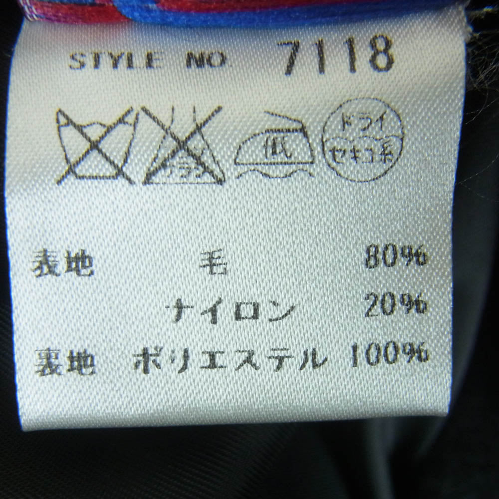 schott ショット 7118 BROS ブロス 740N USA製 スリムフィット Pコート ピーコート アメリカ製 ブラック系 36【中古】