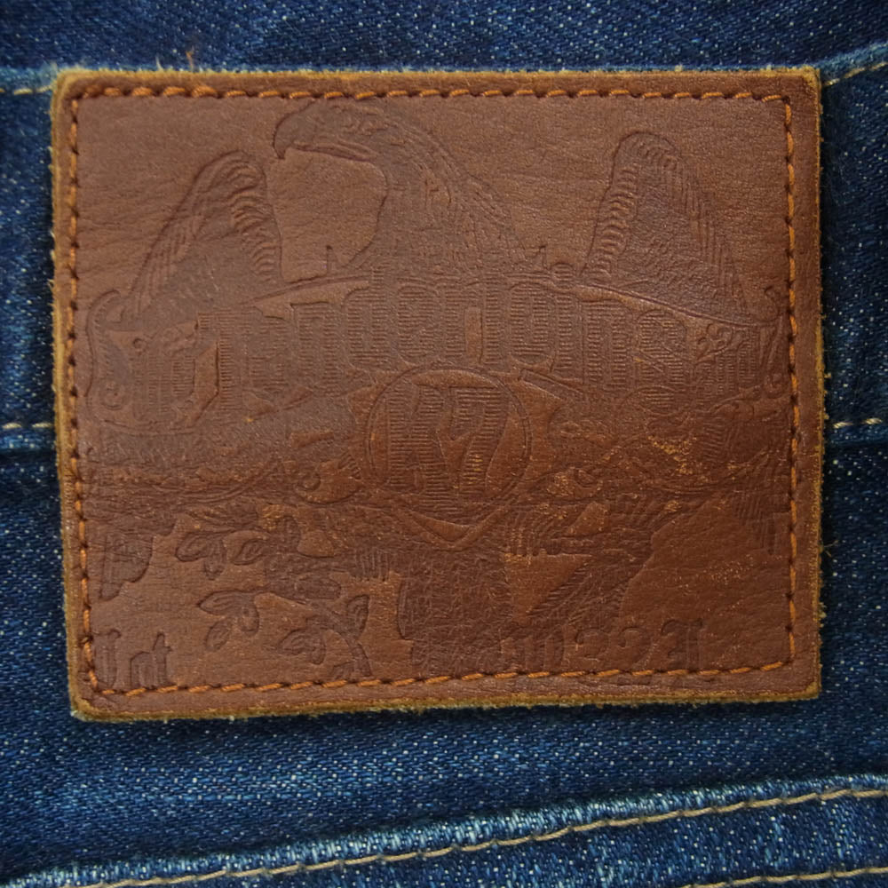 TENDERLOIN テンダーロイン T-RIDERS TALON ジップフライ 5ポケット ストレート デニム パンツ ジーンズ インディゴブルー系 32【中古】