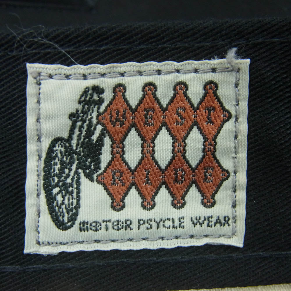 WESTRIDE ウエストライド コットン チノ ワーク パンツ ブラック系 サイズ表記なし【中古】