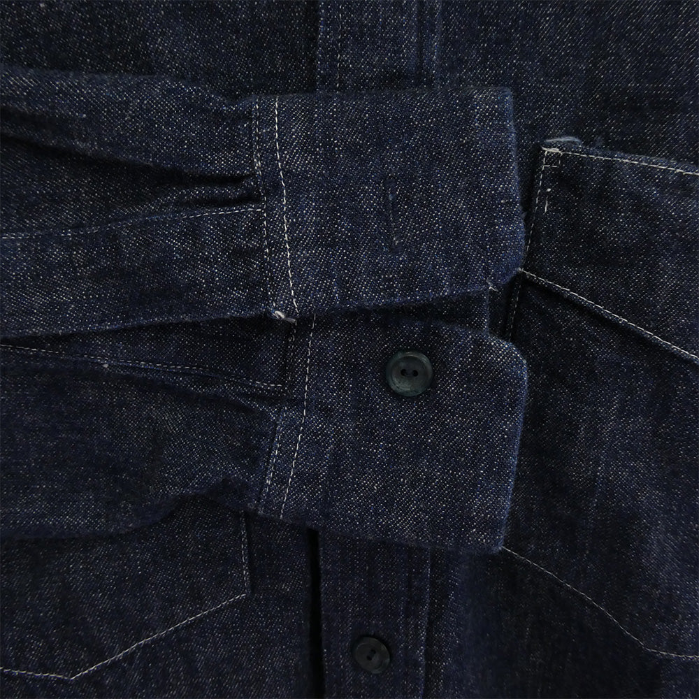 TENDERLOIN テンダーロイン T-DENIM SHT L/S 2ポケット 長袖 デニムシャツ ネイビー系【中古】