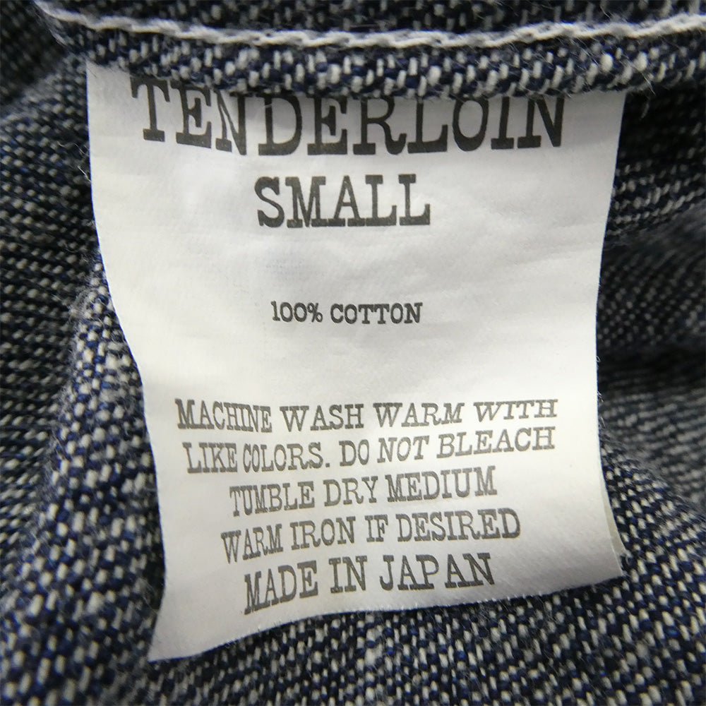 TENDERLOIN テンダーロイン T-DENIM SHT L/S 2ポケット 長袖 デニムシャツ ネイビー系【中古】