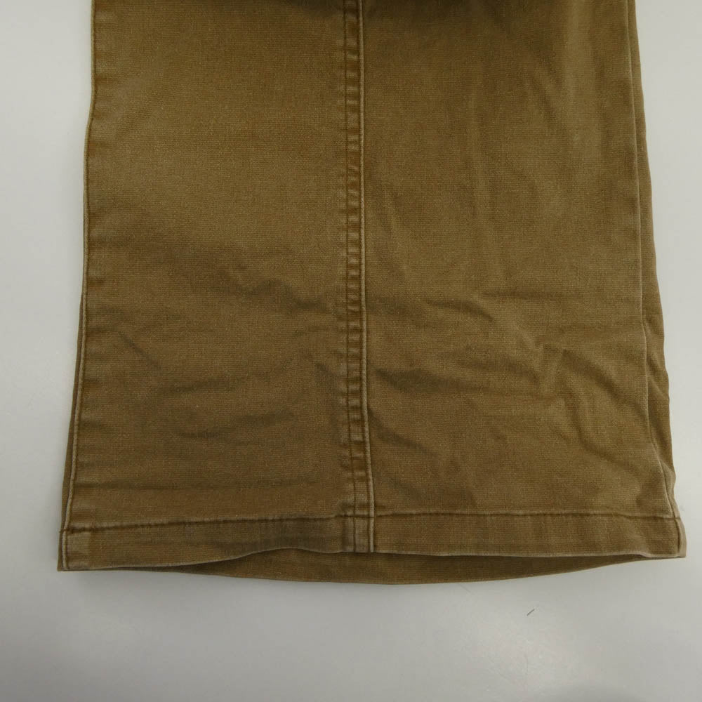 HYSTERIC GLAMOUR ヒステリックグラマー 2AP-4170 バッグプリント ノースリーブ オールインワン つなぎ ブラウン系 FREE【中古】