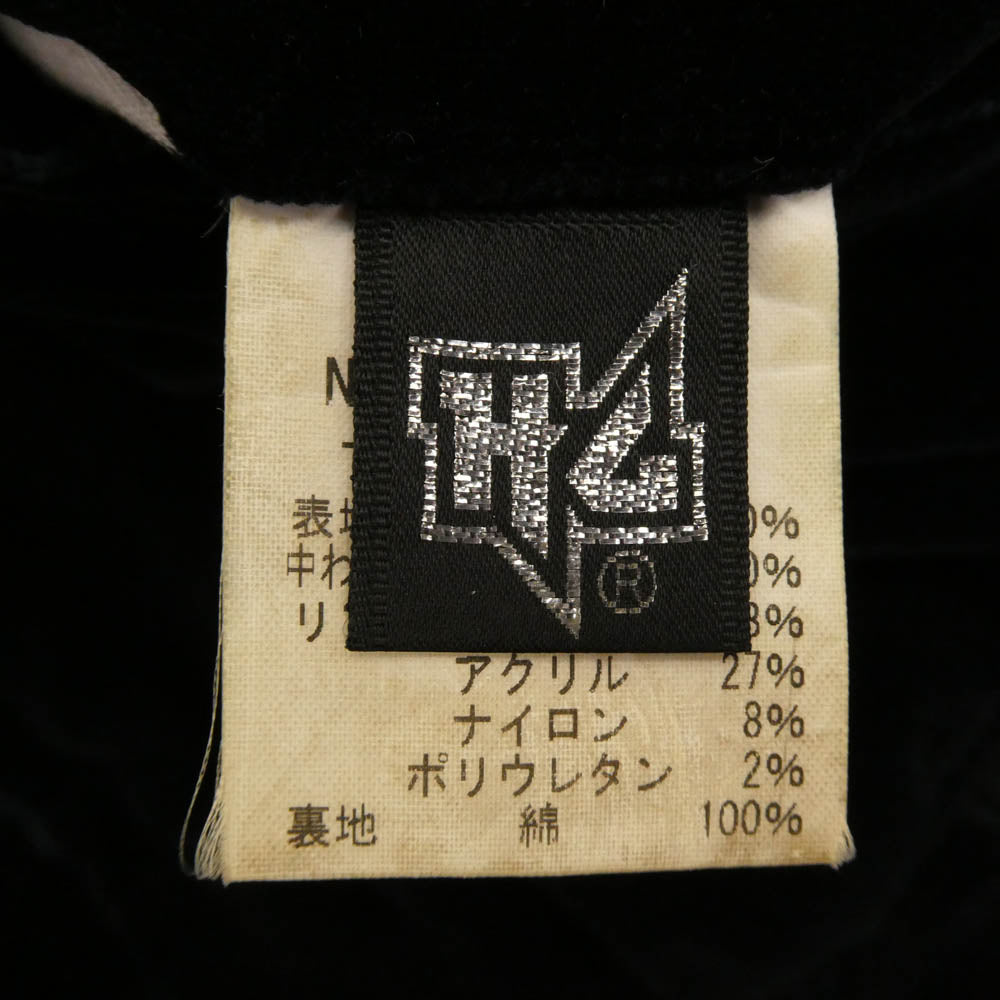 HYSTERIC GLAMOUR ヒステリックグラマー 2AB-5340 BLACK MAGIC RACING ENGINES ベロア リバーシブル スカジャン ブラック系 FREE【中古】